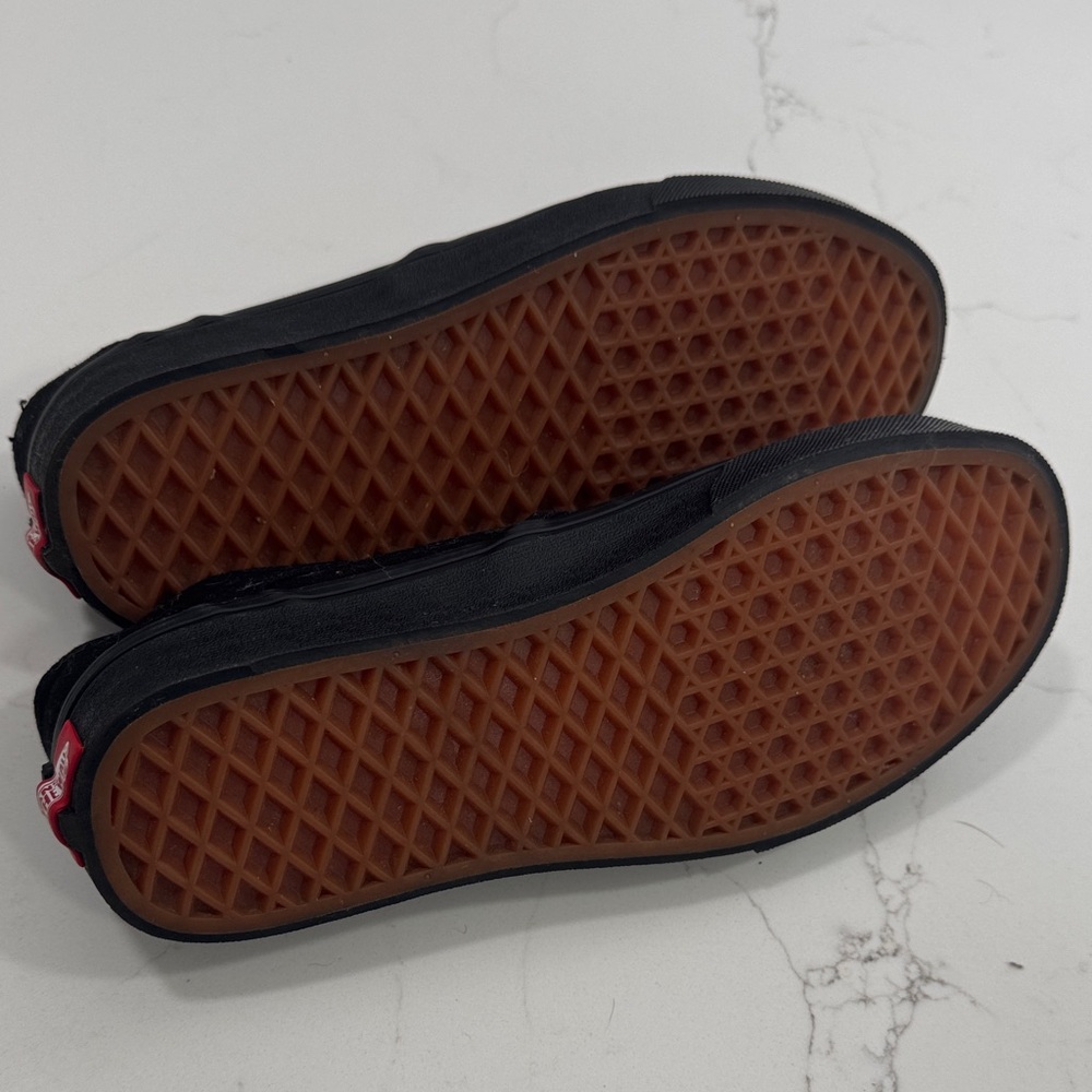 Vans Classic Black Canvas Slip-Ons - Picture 4 of 4